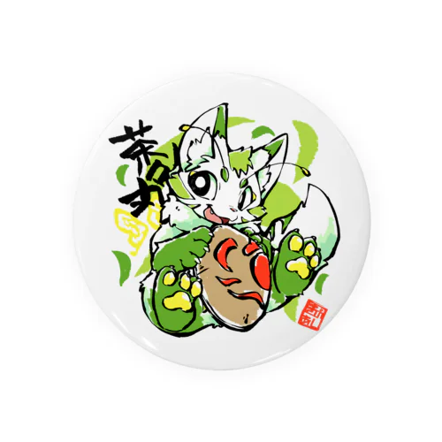 茶々丸缶バッジ１ Tin Badge