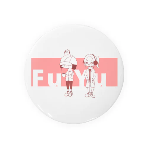 冬の装い Tin Badge