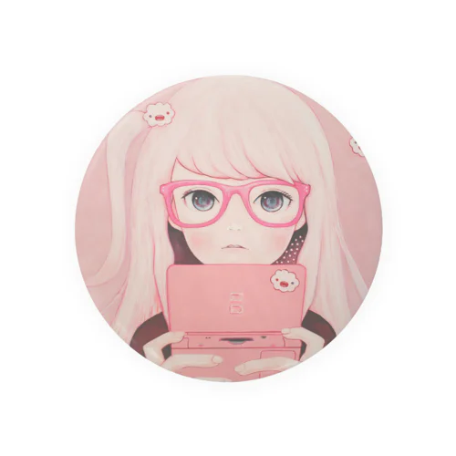 Gamegirl Girl Tin Badge