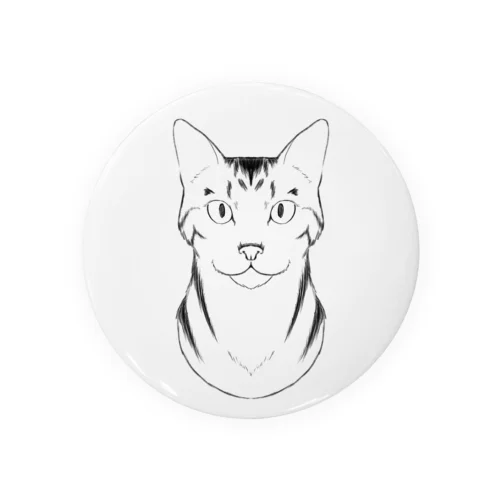 キジトラな猫 Tin Badge