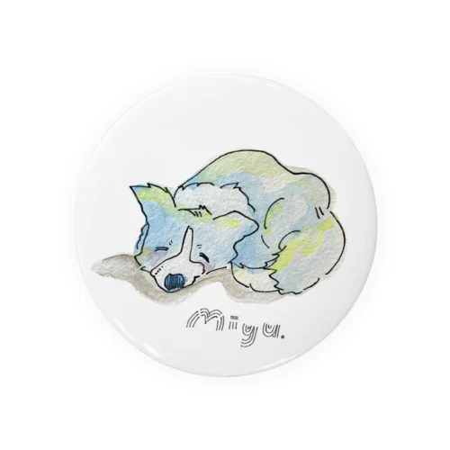 ボーダーコリーのMiyu・のほほん Tin Badge