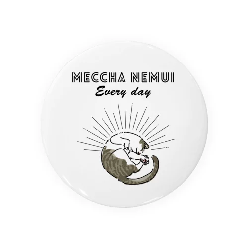 MECCHA NEMUI ねこ 缶バッジ