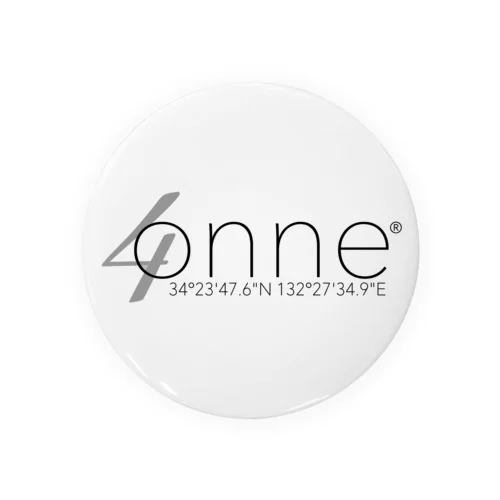4onne ®︎ Tin Badge