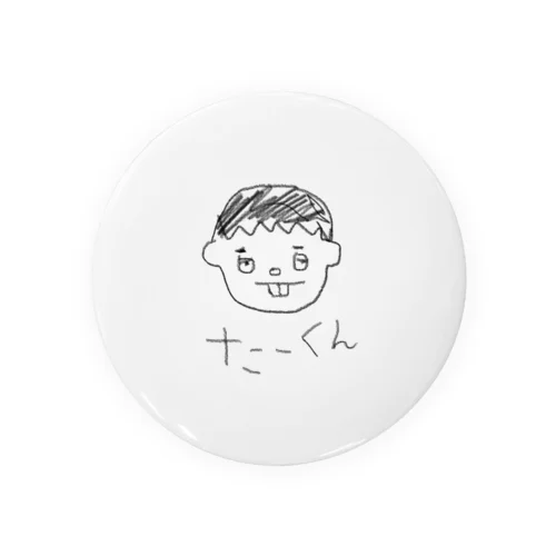 タカシくん Tin Badge