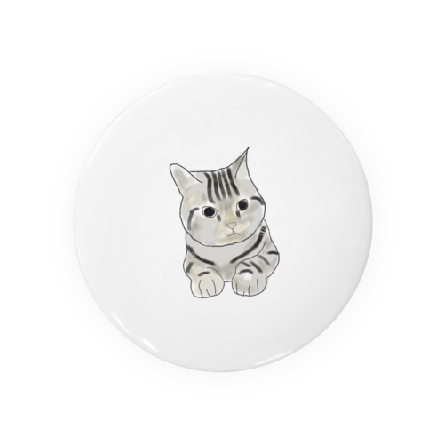 ねこです Tin Badge