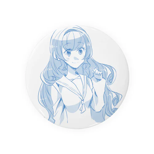 水色少女 Tin Badge