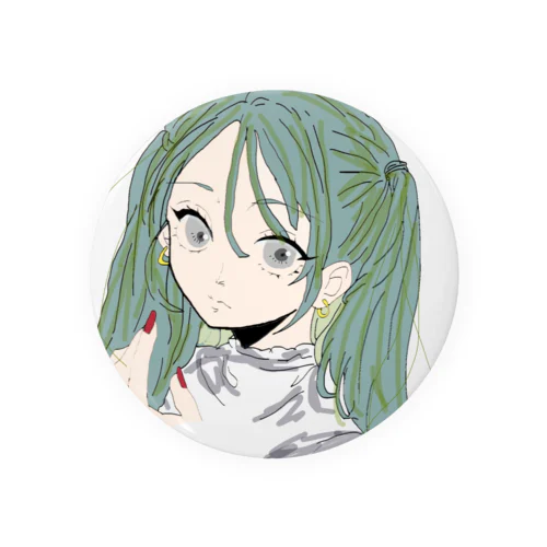 ゆめかわいい女の子 Tin Badge