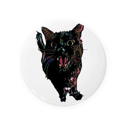 おねだり黒猫。 Tin Badge