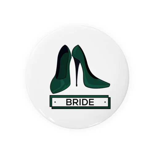 ペア(BRIDE)ヒール_グリーン Tin Badge