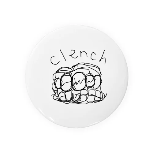 clench 缶バッジ