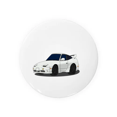 180SX(ホワイト) Tin Badge