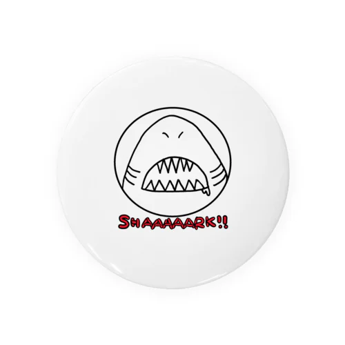 SHAAAAARK Tin Badge