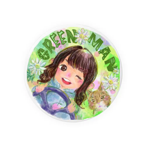 ぐりーんまん オリジナル Tin Badge