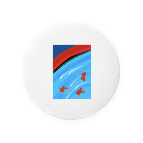 夏祭り（金魚） Tin Badge