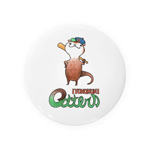 伊予国otters official goods Tin Badge