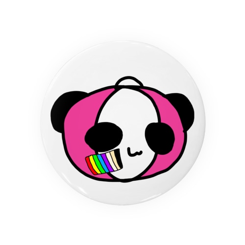 レインボーペイントぱんこちゃん Tin Badge