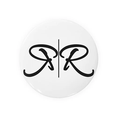 "R" Tin Badge