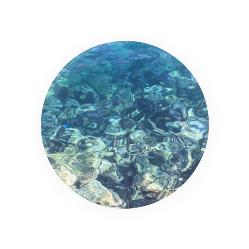 wave Tin Badge