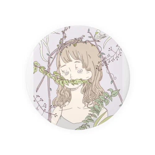 ぼたにかる女の子 Tin Badge