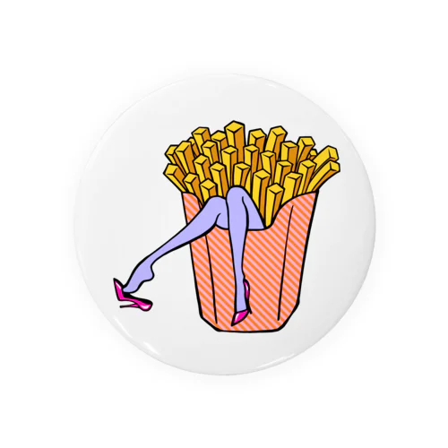 誘惑の🍟フライドポテト　 Tin Badge