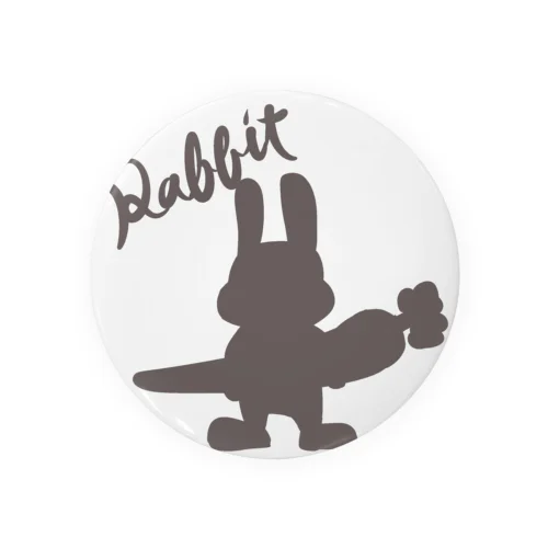 rabbit Tin Badge