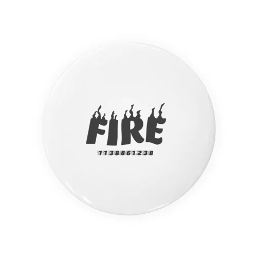 FIREロゴ Tin Badge