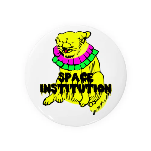 SPACE犬 Tin Badge