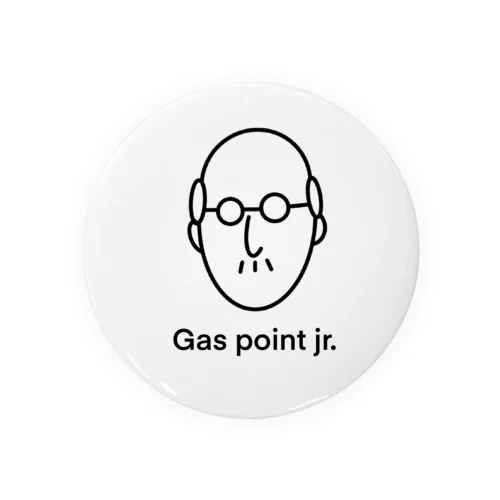 Gas point jr Tin Badge