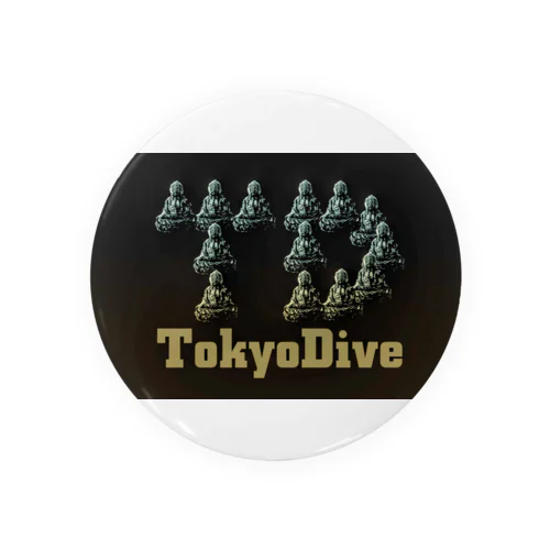 TokyoDive2ブラックボックスロゴ Tin Badge