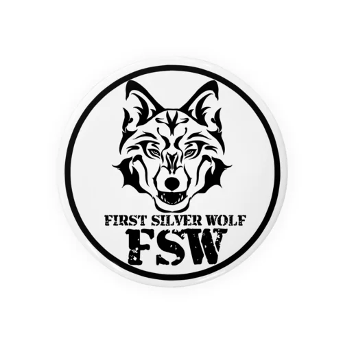 FSW(黒) Tin Badge