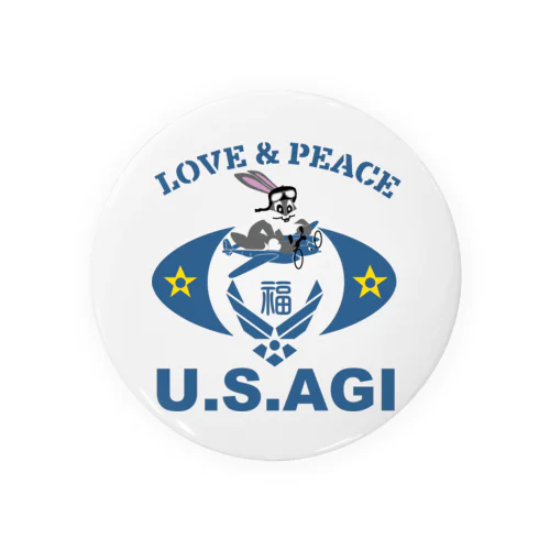 U.S.AGI(ウサギ) Tin Badge