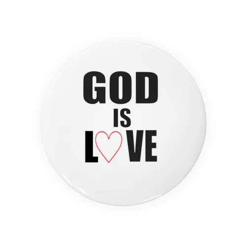 GOD IS LOVE 缶バッジ