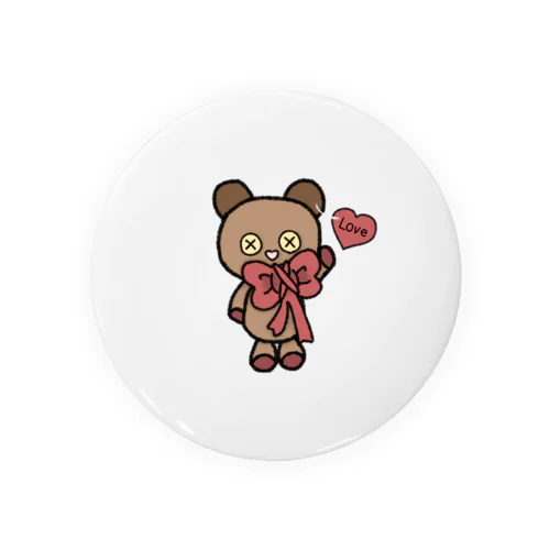 Teddy Love(ハートタグ) Tin Badge