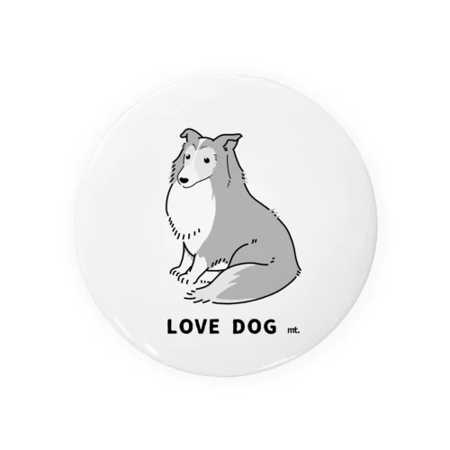 LOVE DOG:シェルティ Tin Badge