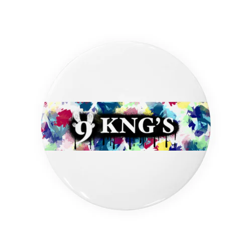 "9"KNG'S Character Box Logo Tin Badge