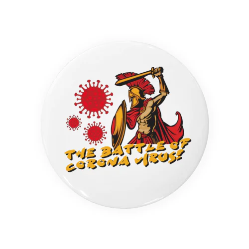 THE BATTLE OF CORONA VIRUS🦠🛡⚔️ Tin Badge