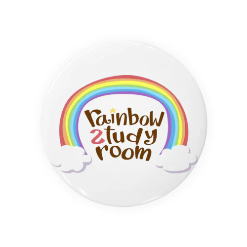 rainbow study room Tin Badge