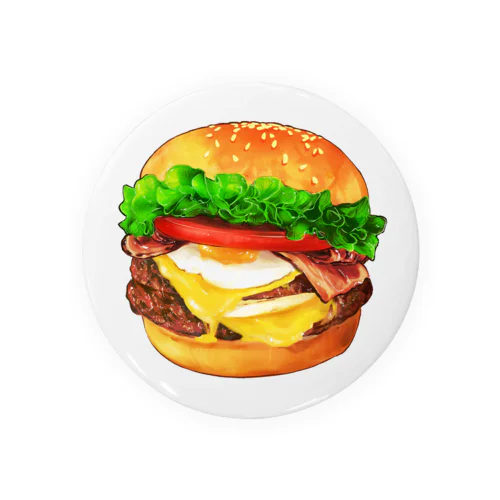 ビッグハンバーガー Tin Badge