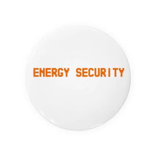 ENERGY SECURITY Tin Badge