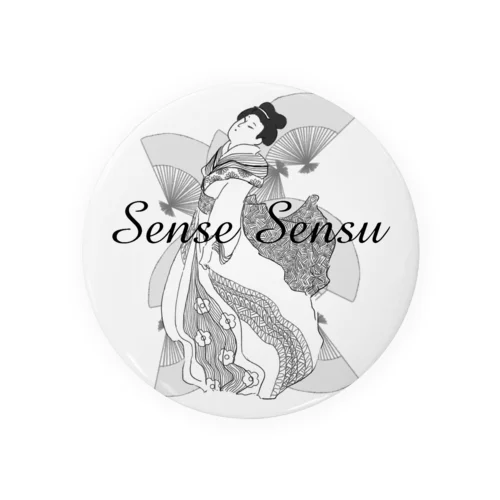 SenseSensu 文字入り Tin Badge