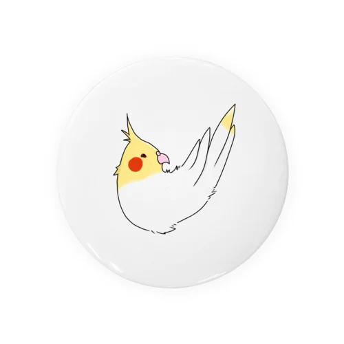 オカメインコのりんごちゃん Tin Badge