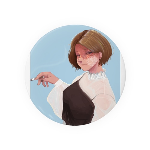 タバコ Tin Badge