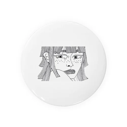 Girl Tin Badge