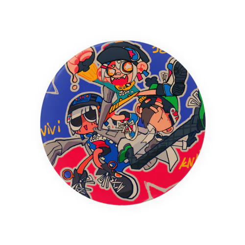 ポッピンホッパーズ！ Tin Badge