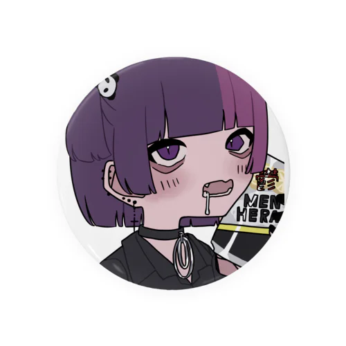 病みかわいい#メンヘラ#女の子#サブカル Tin Badge Gifts ∞ SUZURI