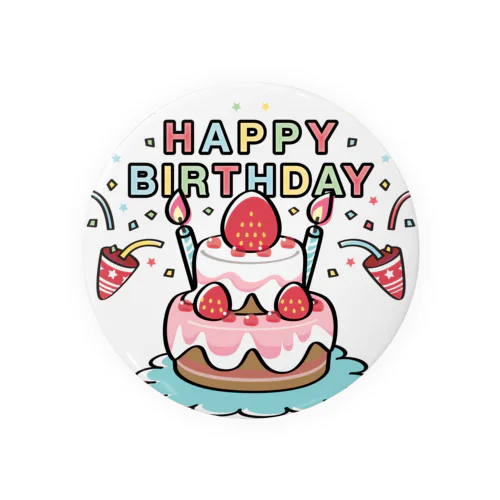 CT61HAPPY BRITHDAY  Tin Badge