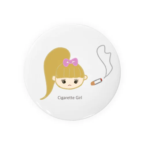 smoker女子 Tin Badge