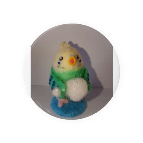 てあらインコ Tin Badge