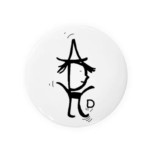 ADHDTシャツ Tin Badge