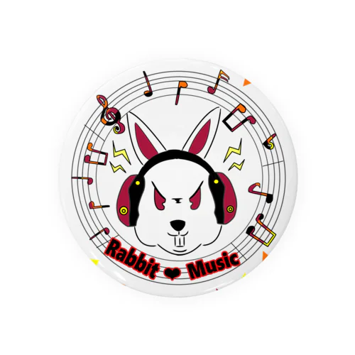 Rabbit❤Music 缶バッジ